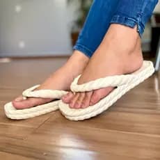 Chinelo Feminino EVA Nuvem 100% EVA Cluff Trançado  Leve, Confortável, Cores Variadas  400