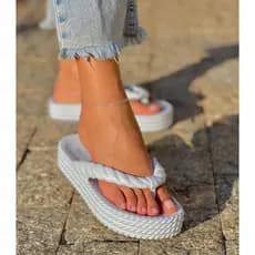 Chinelo Cluff  Nuvem Slide Trançado Feminino Macio Leve Super Confortável 100% EVA – Cluff Feralcci 320
