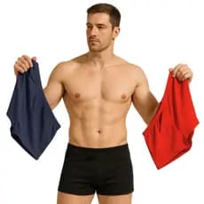 Sunga Short Bermudinha Masculina Box Forrada Com Proteção UV+50 Premium Lisa