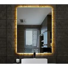 Espelho Led Sem Fio Luz quente, Espelho com Luz Com Led, A Bateria Decoração Luxo Decorativo Lindo