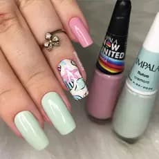 Película de Unha escama de sereia cartela com 12 adesivos DVS - 126    Adesivos,películas,unhas,nails art,unhas decorada