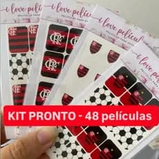 48 Películas de Unhas (4 cartelas) Kit Pronto FLA.MENGO |  Adesivos,películas,unhas,nails art,unhas decoradas,flamen.go