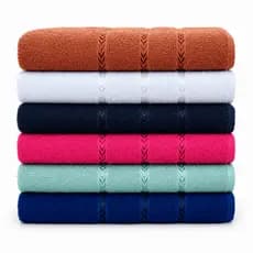 Toalha Banho Avulsa Viena 230g/m² 100% Algodão 70x120cm Seca Rápido Revenda