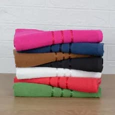 Kit 10 Toalha de Rosto Viena 45x70cm 100% Algodão Custo Benefício