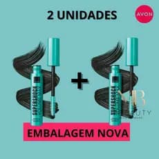 Máscara Cílios Supershock Volume Max Avon 2 Unidades Kit.