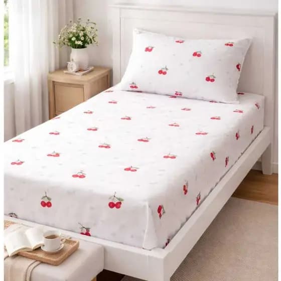 Jogo de Lençol Algodão Roupa de Cama Queen e Lençol Solteiro Tecido Aveludado Macio Premium