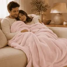Cobertor Manta Casal Microfibra 2,00x1,80 Antialérgico Macio Mantinha Sofá e Cama