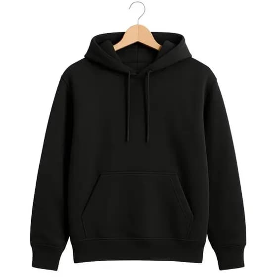 Moletom Algodão Unissex Liso Para Estampa Lançamento Frio Canguru