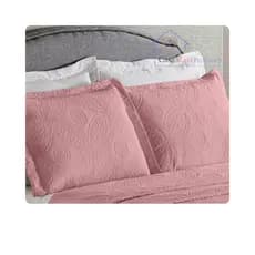 Kit Com 2 Portas Travesseiros Protetor Matelado Alice