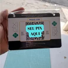 Placa Pix Qr code para uber 99 Motorista de aplicativo