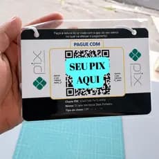 Placa P. x QR para app - QR Code com Seu Dados - Facilite o pagamento