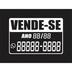 Kit 3 Adesivos Vende-se para Carros de Fácil Aplicação