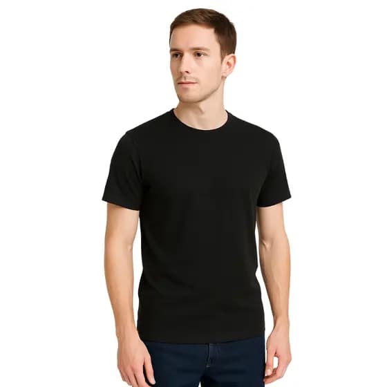 Camiseta Masculina Básica Tamanho P 100% Algodão - SUPER OFERTA