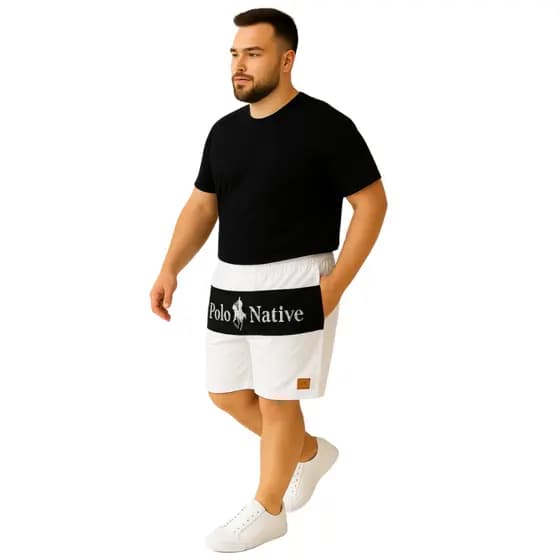 Bermuda Shorts Plus Size Chimpa – Promoção Academia
