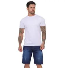 Bermuda Jeans Masculina Slim C/ lycra  PREMIUM Tamanho 36 ao 48