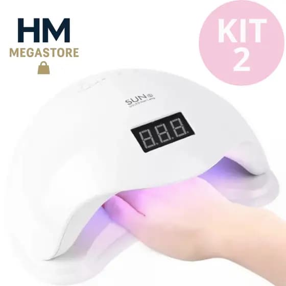 Cabine LED UV SUN 5 Digital 48W Secagem Rápida para Unhas em Gel, Acrigel e Esmaltação Profissional