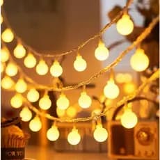 Granfei Luzes LED em cordão iluminação 10metros de comprimento  66lâmpada decoração festas de Natal