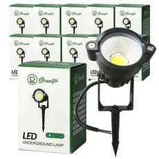 10un 20un 30un LUMINARIA GRANFEI led 15W Luzes de gramado de jardim cor de luz