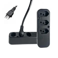 Kit10  20 30 Tomada 3 Pinos  10A/2200W Com Cabo  1M, 2M OU 3M GRANFEI JA