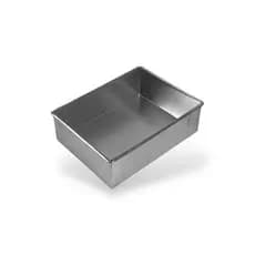 Forma Retangular De Bolo Baixa 20x15x6,5cm Alumínio