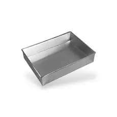 Forma Retangular De Bolo Baixa 30x22x6,5cm Alumínio Assadeira