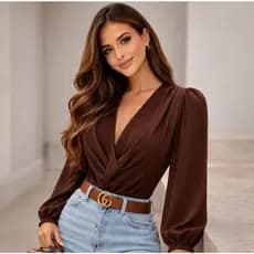Blusa Feminina Body Duna Manga longa
