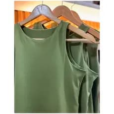 Kit com 3 Blusas Regatas Feminina