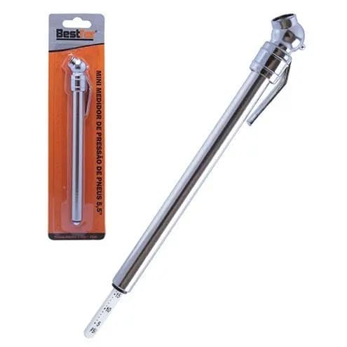Calibrador de Pneu Portátil Mini Medidor de Pressão de Pneus 5,5''