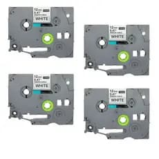 Kit 4 Fitas Para Fios Tze-fx 231 Compatível P/ Rotulador Brother
