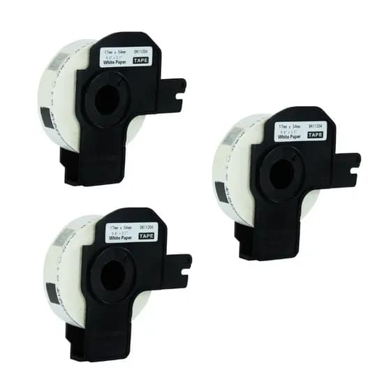 Kit 3x Rolo Etiqueta Termica Dk-1204 Compatível Brother Ql-500 Ql-800