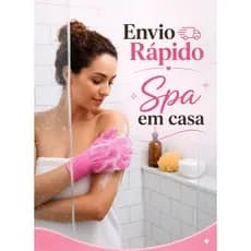 Kit 2 Luvas esfoliantes banho luva banho colorida Estimula Renovação Celular, Melhora Textura e Ativa Circulação