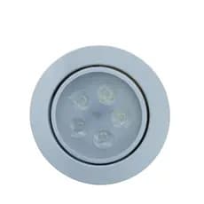 Kit 10  Spot De Led 5w Redondo Embutir Teto Direcional