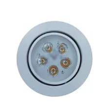 Kit 3 Spot De Led 5w Redondo Embutir Teto Direcional Bivolt