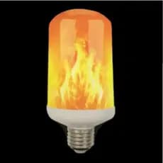 Lâmpada Led 9W Simula Chama Fogo Tocha Bulb E27 Cenário Cosplay