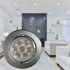 Spot Super Led Cromado 7w 3500k/6500k Bivolt