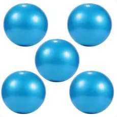 Kit 5 Bola Pilates Yoga 25 cm Ginástica Suíça AntiEstouro Fisioterapia Yoga Cross Treino Alongamento