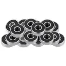 Conjunto Com 16 Rolamentos Abec 1 Para Patins Inline E Quad