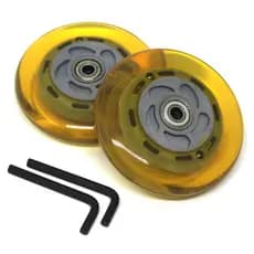 2 Rodas Patinete Grande 10 Cm Com Luz Led
