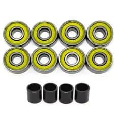 Rolamento Abec 13 Com Espaçador Para Skate E Longboard