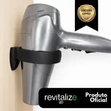 Suporte Secador Cabelo Parede Banheiro Organizador universal Salao de Beleza Acompanha Parafusos