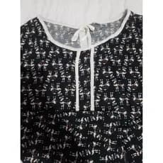 Blusa feminina estampada tamanho G – tecido macio tipo algodão egípcio – Brechó da Amanda