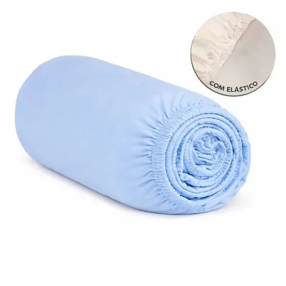 Lençol Percal 200 fios 80%Algodão 20%Poliéster Solteiro Casal Queen King Com Elástico