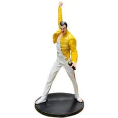 Freddie Mrecury Boneco PQ Feito Em Resina Decorado A Mão Cantor Rock