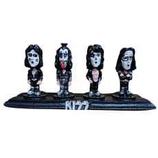 Estatueta Quarteto Kiss Personagem Rock Roll Enfeite Banda