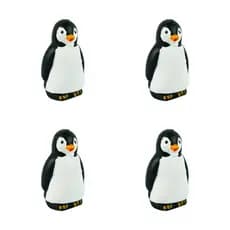 Pinguim Miniatura PCT C/ 4 PCS Jardim Terrário Fonte Enfeite Decoração