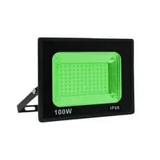 Refletor de LED 100W Verde bilvolt A Prova D´água IP66