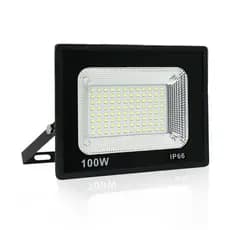 Holofote Refletor Super Forte Led 100w Bivolt Prova D'água  Pronta entrega Envia já