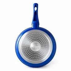 Frigideira Antiaderente Nanoceramica 20cm Azul Resistente Cozinha Saudavel Fácil Limpeza