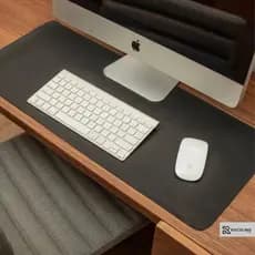 Desk Pad De Couro Legitimo Mouse Pad Em Couro