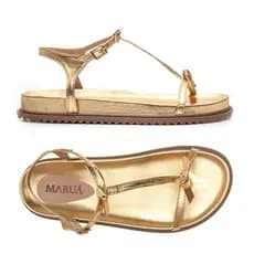 Papete Feminina Confortável Sandalia Birken Strass